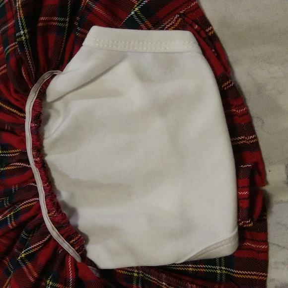 Size 0-3 Artan tots baby girls plaid tartan onesie like new - Picture 15 of 17